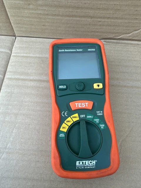 Extech 382252 Unità di resistenza al suolo solo 20-2000Ω senza piombo