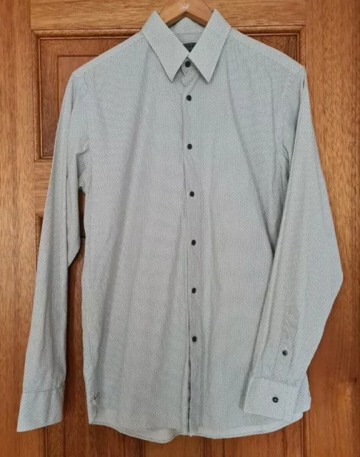 Camicia a maniche lunghe Reiss taglia M slim fit con motivo