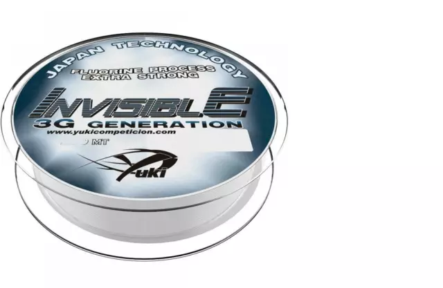 Monofilament Pêche Yuki Invisible 150 MT Fil Moulinet De Bornes Fluor Mer