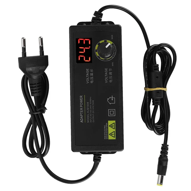 AC DC3-36V 60W Multi Voltage Adapter LED Display Power Supply Charger ZIN