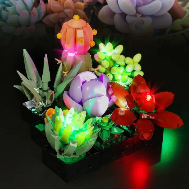 LOCOLEE LED LIGHT Kit for Lego 10309 Succulents Plant Flower Botanical ...