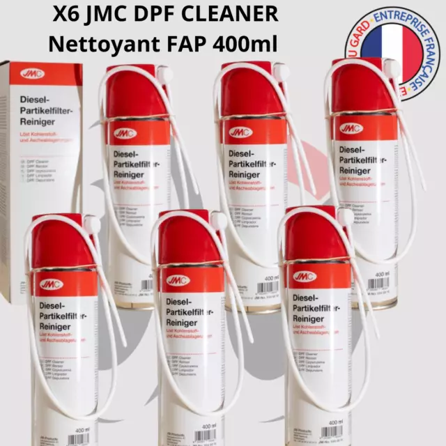 x6 Nettoyant FAP diesel DPF 400 ml JMC Qualité Pro