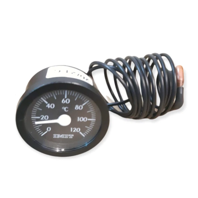IMIT TERMOMETRO 0 - 120 °C CON CAPILLARE CM 150 Ø 48 52 mm DI RICAMBIO PER CALDA