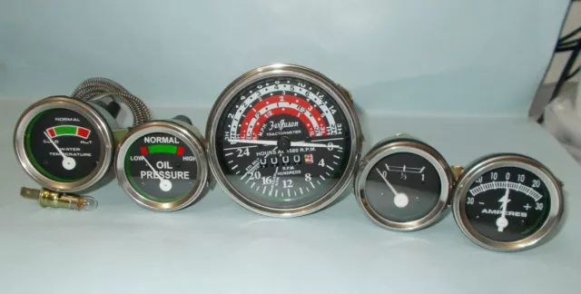 Massey Ferguson Jauge Kit Et Tachometer- MF35 MF50 MF65 TO35 F40 MH50