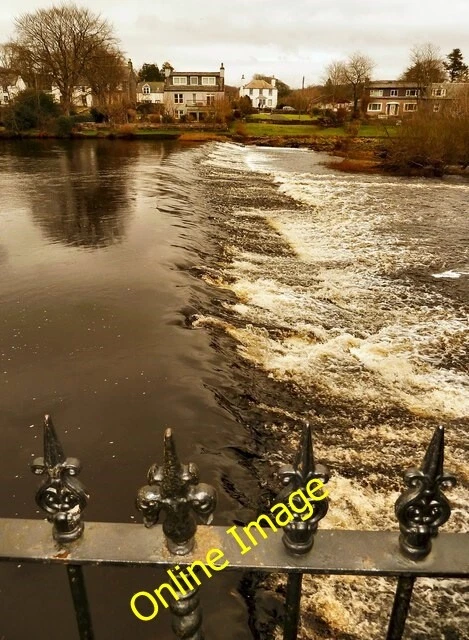 Photo 6x4 Weir on the Cree Newton Stewart View over the River Cree at New c2012