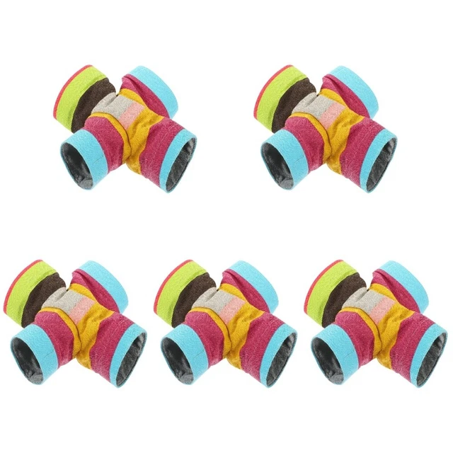 5pcs Hamster Tunnel -Röhre Guinea -Versteck Nest warmes Bett kleiner Lebensraum