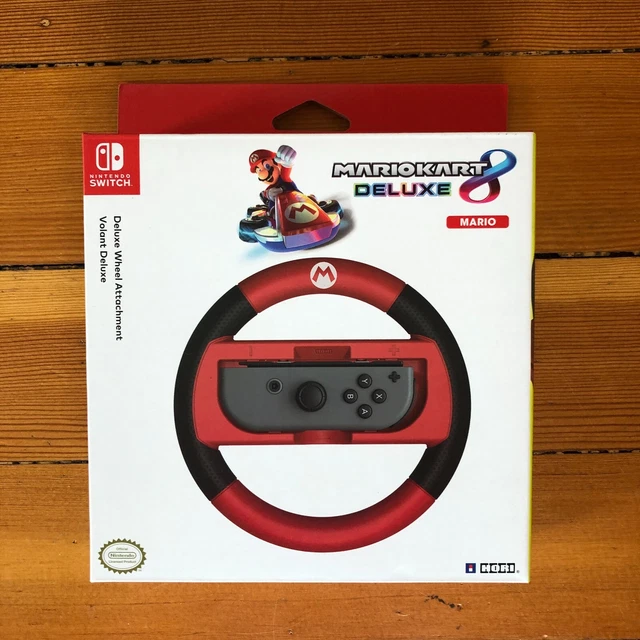 MARIO KART 8 Deluxe JoyCon Mario Wheel Nintendo Switch Accessory by