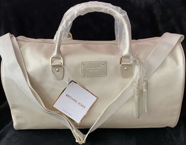 Michael Kors Daniela Large Gusset Crossbody Leather Fawn NEW Box Gift Luxury