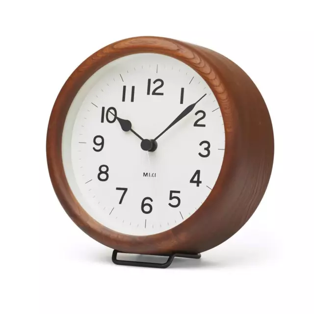 Lemnos Wall & Table Clock MIKI Brown (NY12-06 BW)