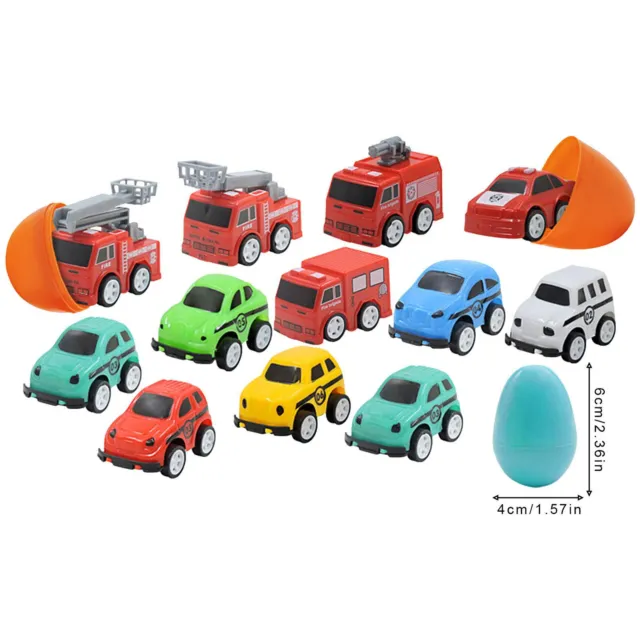 24Pcs Toddler Easter Basket Stuffers Car Toy Easter Egg,Holiday Presents for Kid