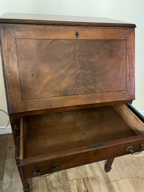 antique slant front desk 18th Century