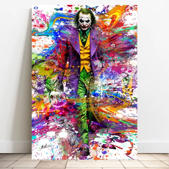 Leinwand Bild Joker Abstrakt Wandbilder XXL Wohnzimmer Modern Kunst Deko  4958A