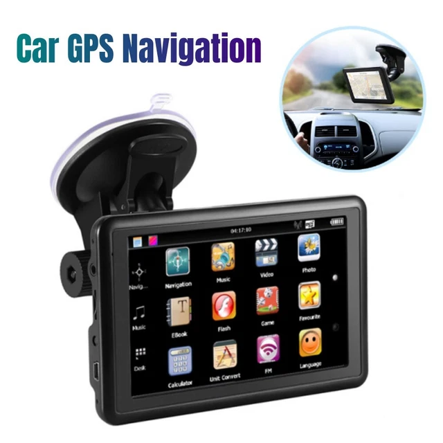 5" Car GPS Navigation Touch Screen Portable Sat Navi 8GB Lifetime Free Maps USB