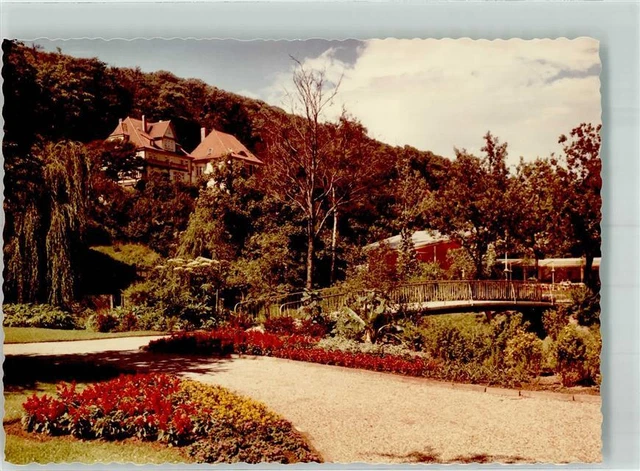 39815223 - 3202 Bad Salzdetfurth Kurpark mit Lammebruecke Foto Original aus
