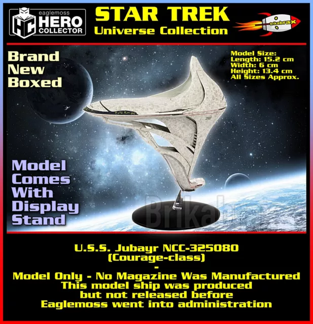 Eaglemoss Star Trek Discovery The Starship Collection: USS Jubayr NCC-325080 New