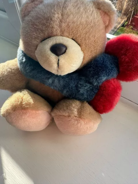 Christmas Forever Friends Teddy Bear Item 4122 Plush Toy Rare 90s