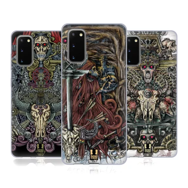 Head Case Designs Calavera De Color Caso Funda De Gel Para Samsung Teléfonos 1