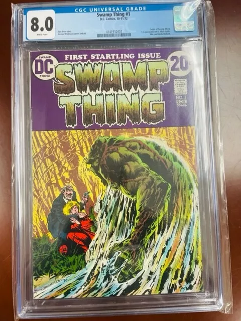 Swamp Thing #1 D.c. Comics 1972 Cgc 8.0 Grade