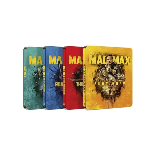 Mad Max Anthology (1, 2, 3 & 4) [Blu-ray 4K UHD & 2D Steelbook - Blufans]