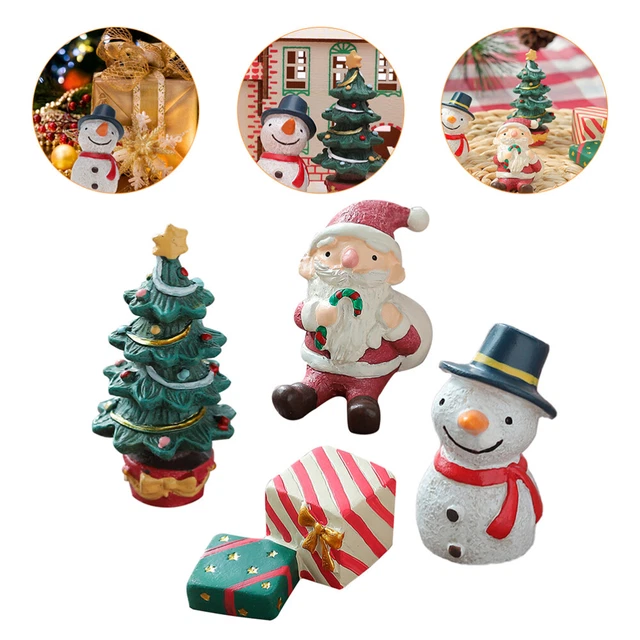 Miniature Christmas Decor Micro Landscape Ornament Small Animals