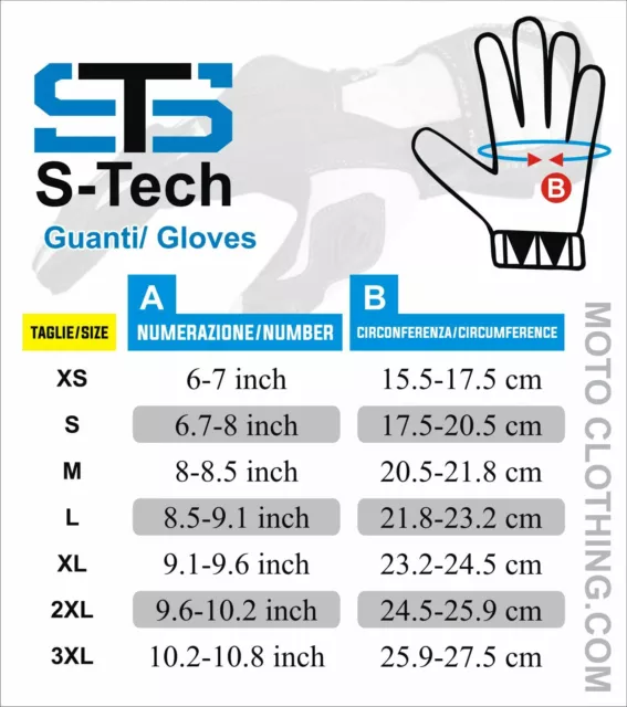 Guanti da moto scooter in tessuto Stechmoto F-835 Matt integrato protezione 2