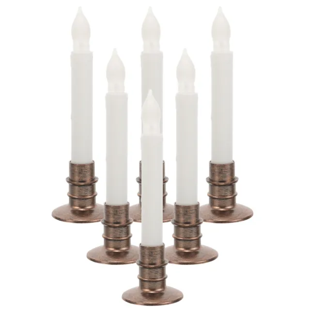 6pcs Decorative Candle Lights Flameless Candle Lights Battery Operated LED