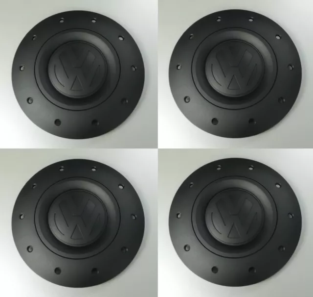 4x Originale VW T5+T6 Amarok Coprimozzo per Cerchi Acciaio 7H0601151C 9B9