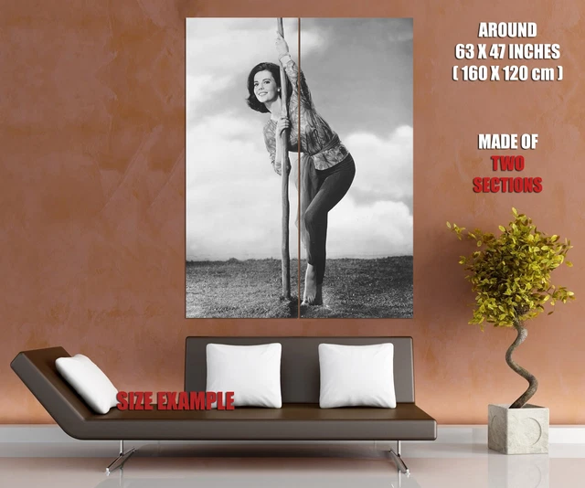 V5938 Natalie Wood Old Retro Vintage Actress BW Decor WALL POSTER PRINT