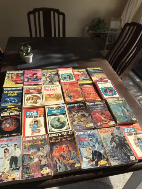 Dennis Wheatley Vintage Bulk Lot Book X34 Arrow Books Paperback 1960s