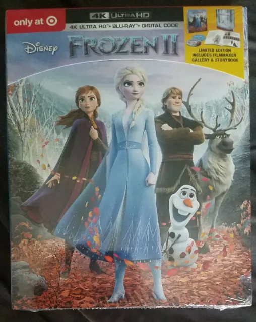 New Disney Frozen Ii (4K Ultra Hd Blu- Ray, Digital 2 Disc) Target Exclusive