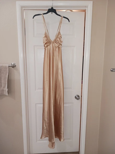 a line dress for work XS 90s One Shoulder Bright Blue Sparkle Gown
