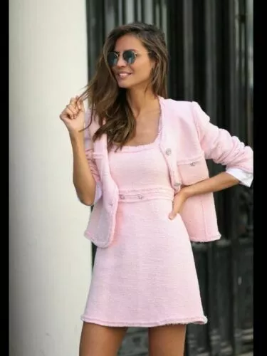 Zara veste rose sales