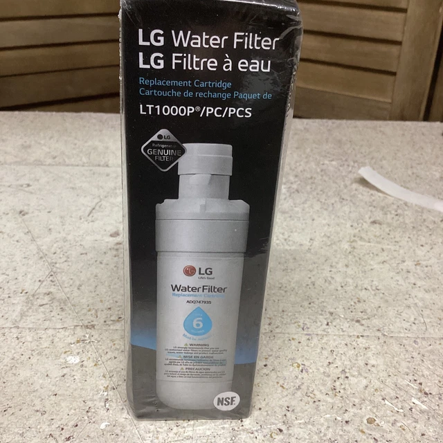 NEW 1X PACK LG LT1000P/PC/PCS Refrigerator Ice Water Filter Cartridge