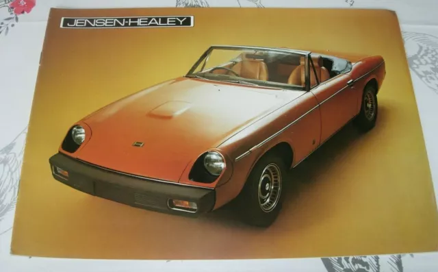 JENSEN HEALEY SPORTS CONVERTIBLE Car Sales Brochure 1973 FRENCH TEXT