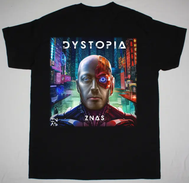 NEW Rare Dystopia Short Sleeve Gift For Fan Black All Size Gift Shirt 1B771