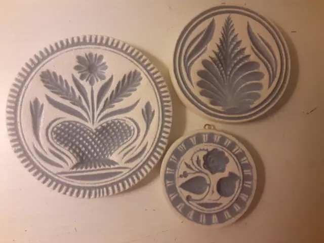 BUTTER MOLDS SAND CASTING Of Antique Molds -4- Old Buttermould Pattern  Products