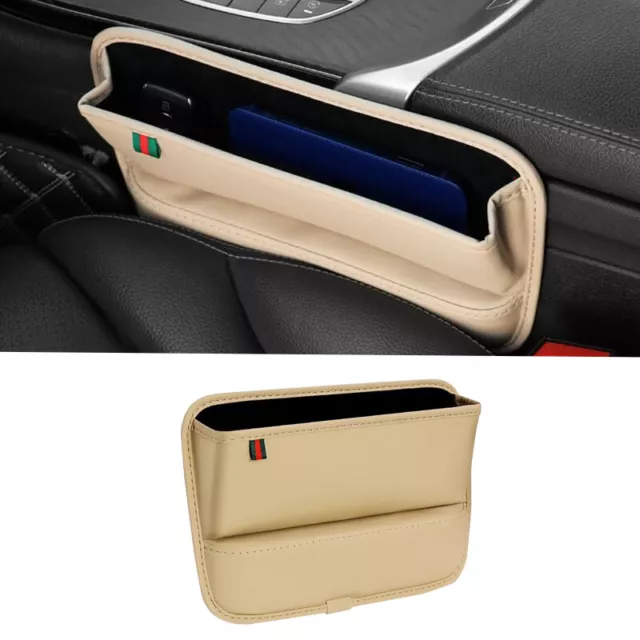 1pcs Car Seat Side Pocket Organizer Gap Filler Storage Box Auto Accessories