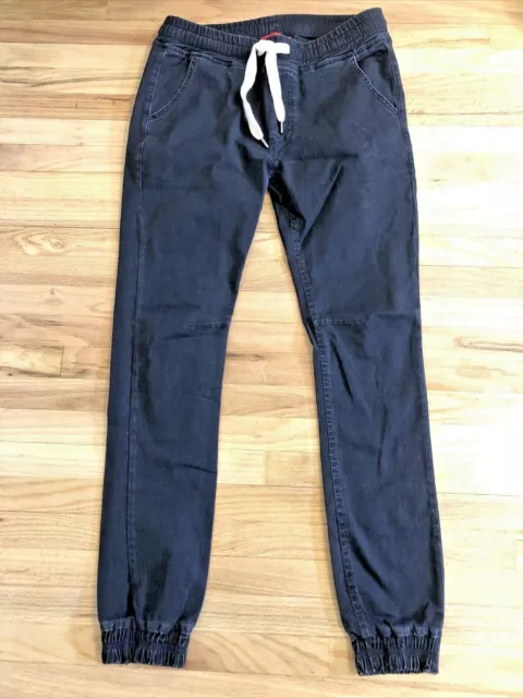 Rnt23 Hombre Vaquero Azul Oscuro Pantalón de Chándal Talla 32 Nwt