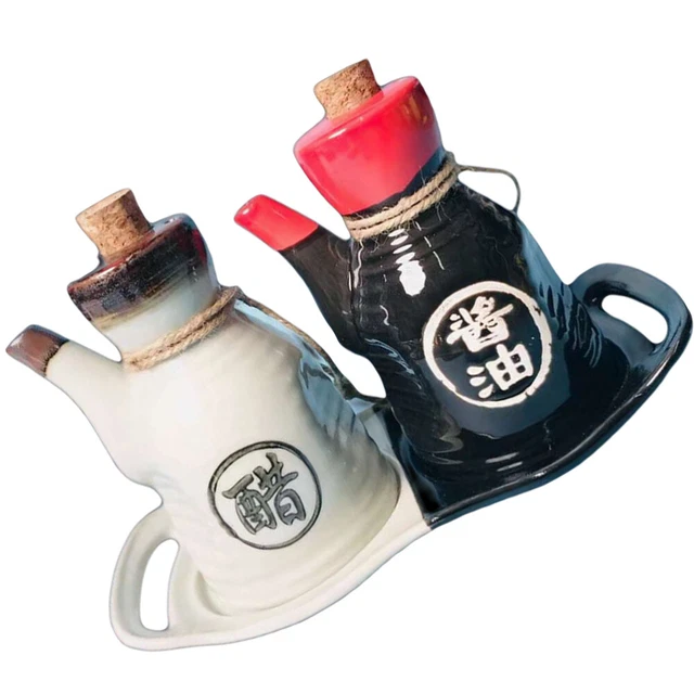 Vinegar Container Japanese Style Oil Vinegar Pot Mini Containers Commercial
