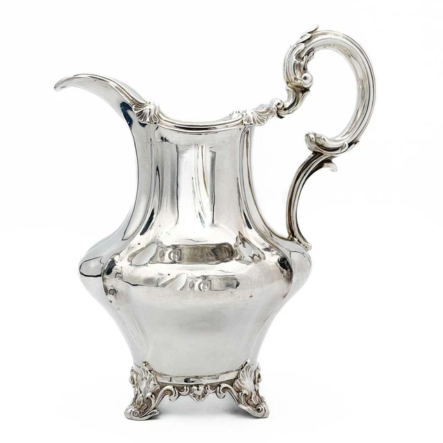 Exquisite early Victorian silver Cream Jug by Reily & Storer c.1839