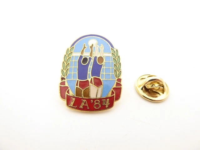 Pin's Vintage JO Los Angeles 1984 - Drapeaux Unité USA - Olympiade Californie