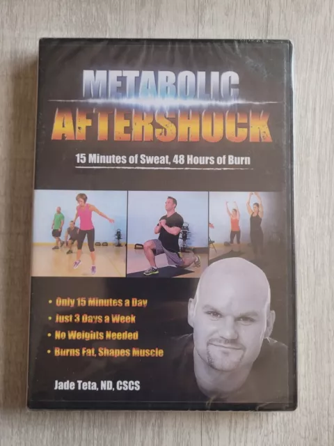 Metabolic Aftershock: 15 Minutes of Sweat, 48 Hours of Burn | DVD New Sealed