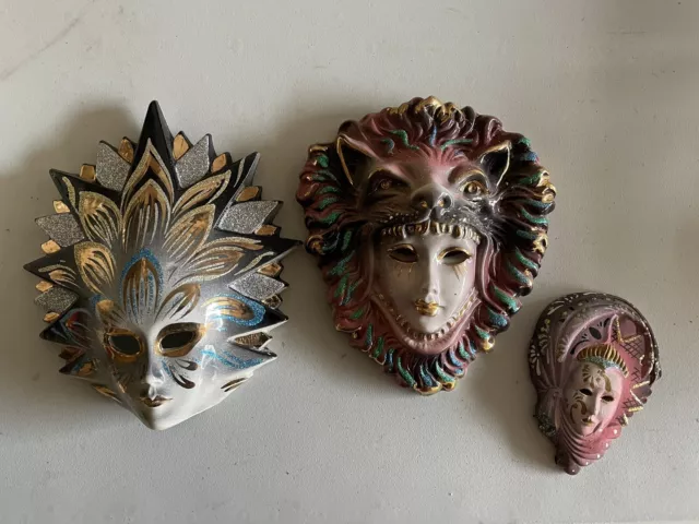 Venezianische Masken Porzellan