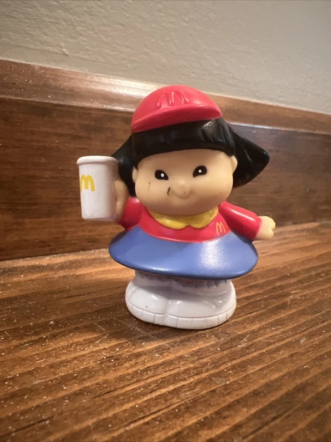 Fisher Price Little People SONYA LEE McDONALD'S GIRL Fast Food Worker Asian