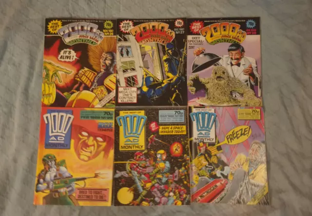 Vintage Best of 2000ad Monthly, Issues 26 - 35, 38 - 52,  job lot, missing 36,37