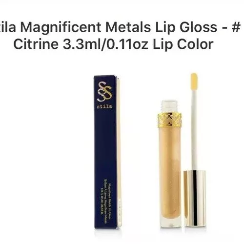 Stila Magnificent Metals Lip Gloss - # Citrine 3.3ml/0.11oz Lip Color