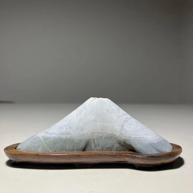 SUISEKI JAPANESE NATURAL Viewing Stone Bonsai Mountain-Fuji Shaped Japan  105.61 - PicClick UK
