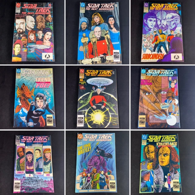 (Lot Of 9) Star Trek: The Next Generation Number 20 - 28 DC Comics 1991 Friedman