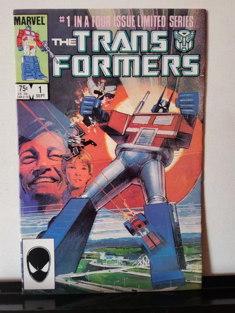 The Transformers No1 1st Print Marvel September 1984 Generation 1