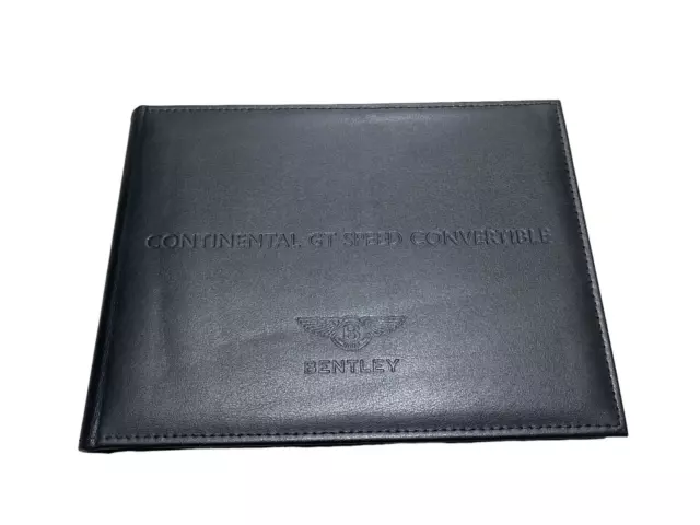 2014 14 Bentley Continental GT Speed Convertible OWNER'S MANUAL BOOK OEM